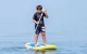 Kids Inflatable SUP Board FunWater Tuxedo Sailor 240cm Blue