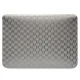 Karl Lagerfeld Saffiano Monogram Choupette 14\" Laptop Sleeve, Silver