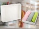Universal Clothes and Underwear Drawer Organizer, 26x20x6 cm, White
