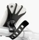 Universal silicone bike phone holder, black