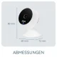 Wi-Fi видеоняня Alecto SMARTBABY5 с камерой, белая
