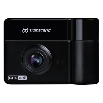 Transcend DrivePro 550 Dual Lens Dashcam with 64GB microSDXC