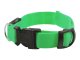 Spīdoša LED kaklasiksna sunim un kaķim, regulējama līdz 59 cm, zaļa