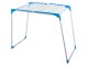 Large foldable clothes drying rack white blue