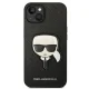 Karl Lagerfeld Saffiano Karl\'s Head Patch Case for iPhone 14 / 15 Plus, Black