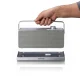 Lenco WTVS-100 Wireless TV Speaker with Charging Station, Silver