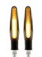 Universal Dynamic LED Motorcycle Turn Signals, 2 Pcs