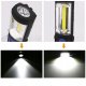 Workshop Garage COB LED Flashlight Lamp with Magnet and Hook, 3in1