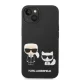 Karl Lagerfeld KLHMP14MSSKCK Liquid Silicone Case for iPhone 14 Plus, Black