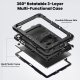 Samsung Galaxy Tab А11+ (SM-X230 / X236) Tech-Protect Solid360 Cover Case, Black | Planšetes Vāciņš Maciņš...