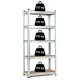 ModernHome Storage Shelving Unit 180x90x40 cm, Galvanized Steel, 5 Shelves, 875 kg
