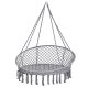 XXL stork nest swing with backrest 120×140×140 cm grey