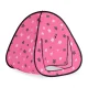 Children\'s play tent igloo shape with stars, pink