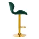 4Rico QS-B15 Bar Stool, Green Velvet