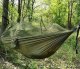Šūpuļtīkls ar Moskītu Tīklu Dārzam Tūrismam Kempingam - 260x140сm, Kamuflāža | Hammock with Mosquito Net