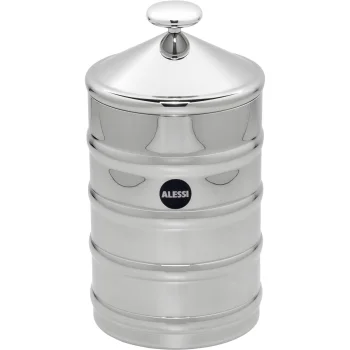 Alessi Kalisto 3 CB03 Kitchen Storage Jar 1.14 L, Stainless Steel, Silver