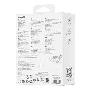 Earphones TWS Baseus Bowie M2s (white)