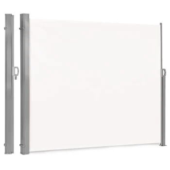 Retractable Side Awning Privacy Screen for Patio 300x200 cm, beige