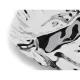 Alessi Pepa Antipasti Platter LC14, 32.2 cm, 4 Compartments, Silver