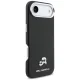 Karl Lagerfeld Karl & Choupette Head Pins Saffiano MagSafe Case for iPhone Air - Black