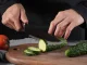 6-Piece Kitchen Knife Set with Scissors and Peeler, Stainless Steel, Black