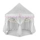 Детская Игровая Палатка Kruzzel 23476, Серо-Розовая | Children Play Tent