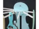 Folding Towel Rack for Bathroom and Kitchen, Pink