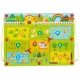 Magnetic Maze Board Game Farm, Wooden Travel Toy for Kids, 2 Players