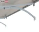 Straight Entrance Canopy STARKEDACH T-160, 160 x 100 x 30 cm, Light Grey / Bronze