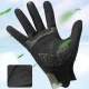 Rockbros 16110006004 Full Finger Cycling Gloves, Size XL, Green