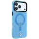 BMW Sign Frosted IML & Metal Logo MagSafe Case for iPhone 18 Pro / 17 Pro - Blue