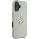 Guess Grained Big 4G Logo Small Classic Logo Case for iPhone 16, Green