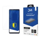 Sony Xperia 10 III 5G Pretmikrobu Hibrīda Lokāms Aizsargstikls uz Visu Ekrānu | 3MK Flexible Glass Tempered Screen Protector