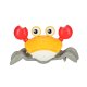Interactive Electronic Musical Toy \"Running Crab\", Yellow