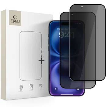 Tech-Protect Glass Spy+ Privacy Glass for iPhone 17 Air (2-Pack)