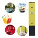 Electronic Water pH Meter with ATC and LCD Display, yellow-black