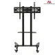 Maclean MC-739 Mobile TV Cart Floor Stand on Wheels 32-65\" up to 40kg