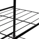 Modernhome Shoe Rack with Wooden Top, Metal Frame, LOFT Style