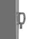 LUARO Retractable Corner Side Awning Patio Privacy Screen 181 x 620 cm, Gray