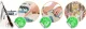 Nukido Foldable Foam Play Mat Earth-Train, 200 x 180 x 1 cm
