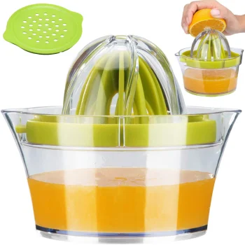 Manual Citrus Juicer, 400ml, Green