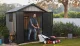 Keter OAKLAND 757 Tool Shed (229 x 223.5 x 242 cm), Brownish Gray Anthracite