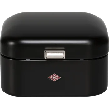 Wesco Single Grandy Bread Box, Matt Black