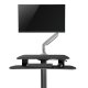 Maclean MC-848 Height Adjustable Desk (70-109 cm), Black
