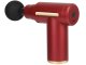 Relaxing Mini Muscle Massager Gun with 4 Nozzles Wireless Massage Device, Red
