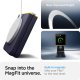 Spigen Nano Pop MagSafe Case for Samsung Galaxy Z Flip 7, Navy Blue/Yellow