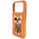 Nimmy Glasses Cool Dog Case for iPhone 17 Pro - Orange