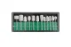 160 Pcs Nail Drill Bit Set (Diamond, Stone, Felt) for Manicure, Pedicure & Podiatry
