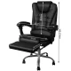 Malatec Adjustable Office Chair with Footrest - Black (26195)