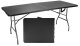 8 ft Folding Catering Table 240cm Portable Utility Desk, Black